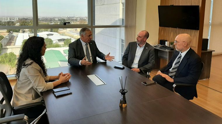 Berté junto a Alejandro Gullé, el jefe de los fiscales Foto: Ministerio Público Fiscal