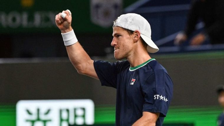 Diego Schwartzman ganó su tercer partido consecutivo por primera vez en el año. Foto: EFE