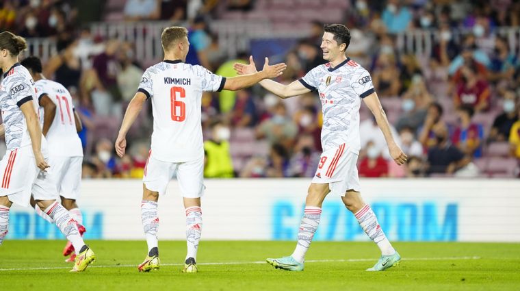 El Bayern se floreó en la Ciudad Condal Foto: FC Bayern