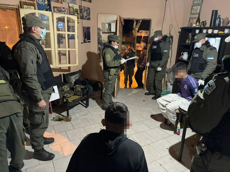 El trabajo de los gendarmes Foto: Gendarmería Nacional