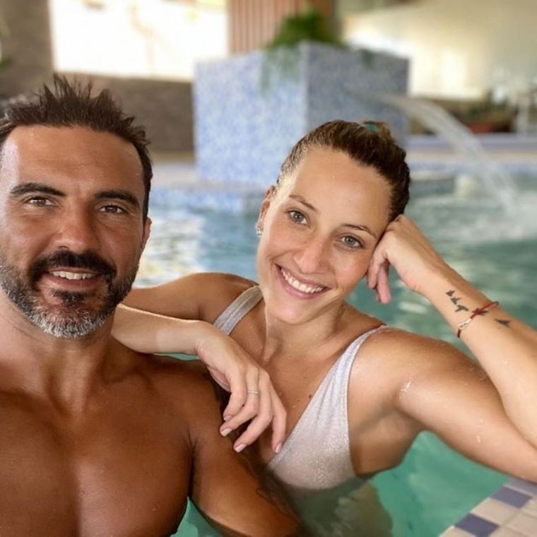 Fabián Cubero y Mica Viciconte pasaron unos divertidos días en Entre Río, en compañía de sus hijos. Foto: Internet