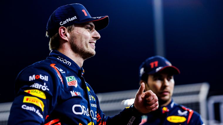 Max y Checo consiguieron un nuevo 1-2 de Red Bull. Foto: @redbullracing