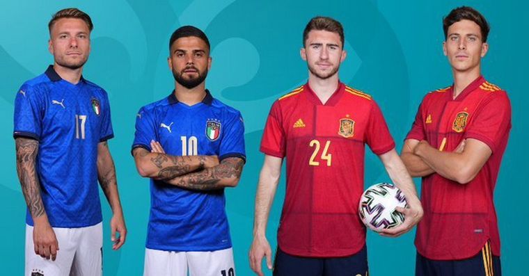 Italia y España prometen un duelo emotivo Foto: UEFA