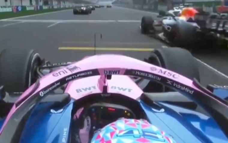 Otra gran largada de Franco Colapinto.