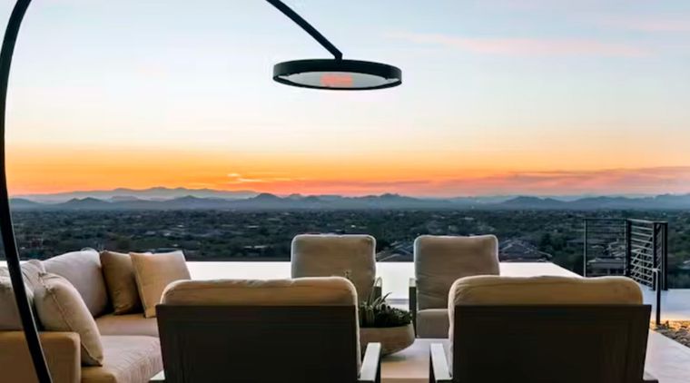 Esta obra está hecha sobre la falda de una montaña en el estado de Arizona. Foto: dwell.com