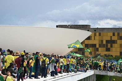 MDZol | Patricio de la Barra, periodista en San Pablo, advirtió que no todos los manifestantes son bolsonariastas. Foto: EFE