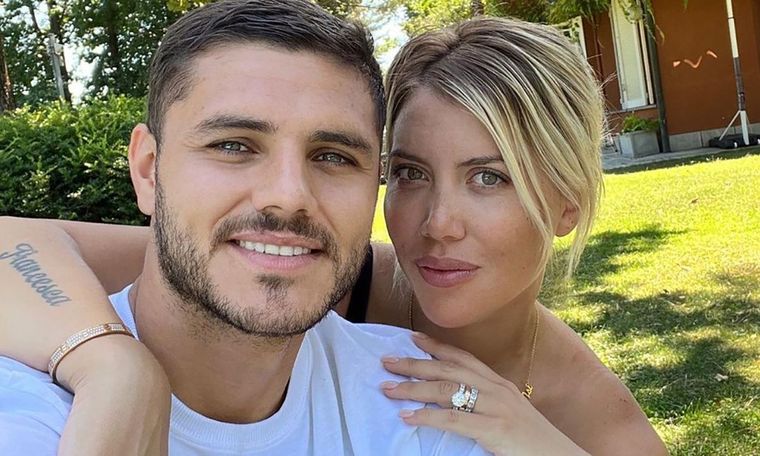 Mauro Icardi y Wanda Nara