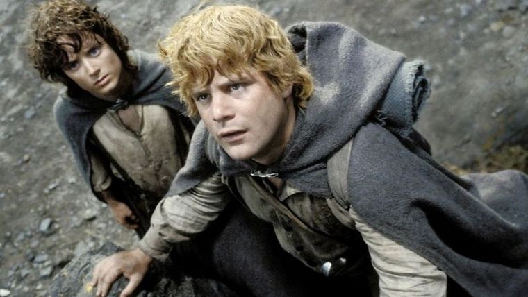El señor de los anillos está protagonizada por Elijah Wood comos Frodo y Sean Astin como Sam. Foto: NEW LINE CINEMA