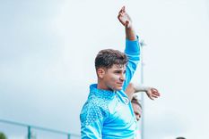 Julián Álvarez entrena en Japón con el Manchester City. Foto: Manchester City Julián Álvarez entrena en Japón con el Manchester City. Foto: Manchester City