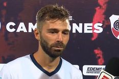 Tonetto y su declaración luego del partido ante River. Foto: Captura