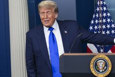 Donald Trump llegó al Castillo de Windsor en una carroza junto al rey Carlos III