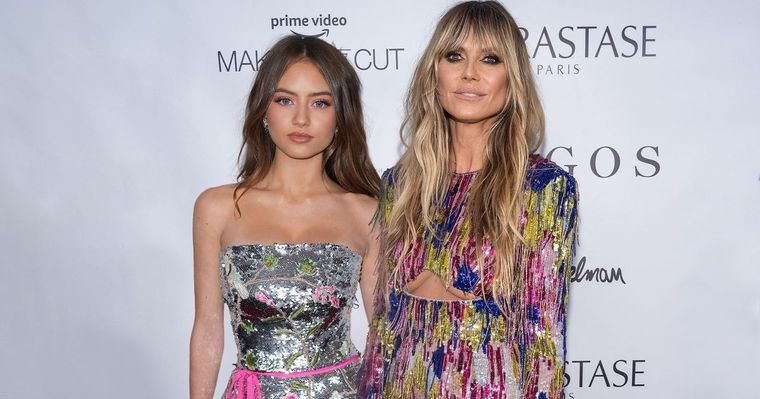 Heidi Klum y su hija causaron sensación posando para una prestigiosa marca de lencería italiana Heidi Klum y su hija Leni Foto: Bunte