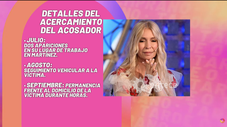 Cris Morena denunció ser acosada por un hombre. Foto: captura de video YouTube / El Trece. Cris Morena denunció ser acosada por un hombre. Foto: captura de video YouTube / El Trece.