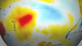 La mancha del sur se ha venido calentando a una tasa cuatro veces superior a su entorno. Foto: GENTILEZA RENÉ GARREAUD