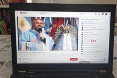 en su dia, la virgen de lujan tuvo 250 mil feligreses virtuales