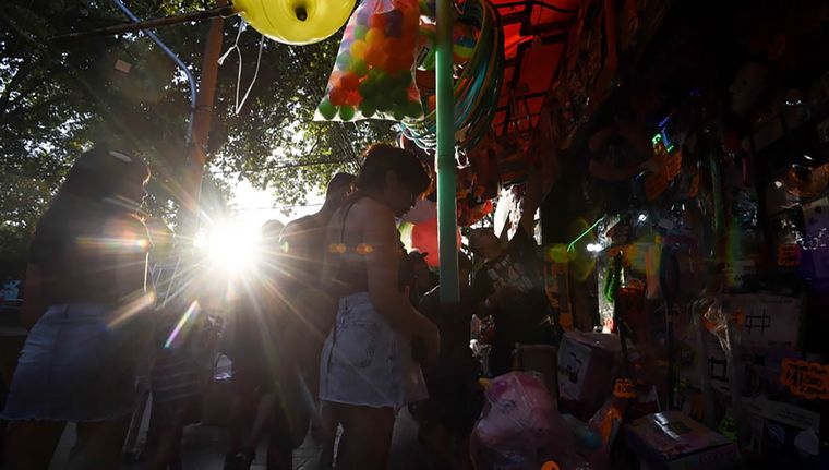 Pelotas e inflables para la pileta entre los juguetes más buscados Foto: Marcos Garcia/MDZ