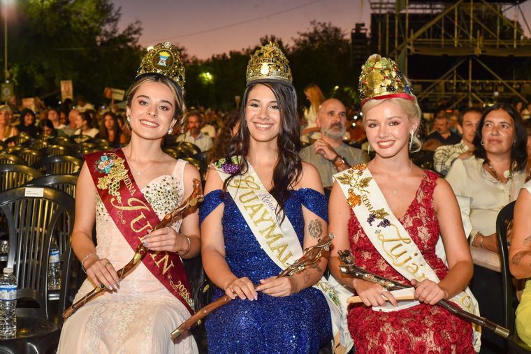 Mara Lizana, Reina departamental de Junín 2026, Victoria Segura, Reina departamental Guaymallén 2026, Javiera Bravo, Reina departamental Luján de Cuyo 2026 Mara Lizana, Reina departamental de Junín 2026, Victoria Segura, Reina departamental Guaymallén 2026, Javiera Bravo, Reina departamental Luján de Cuyo 2026