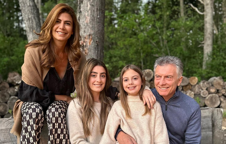 La familia de Mauricio Macri Foto: Instagram @juliana.awada