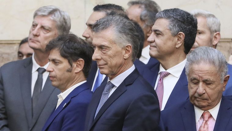 El expresidente bancó a Milei en su propuesta de acuerdo político Foto: Prensa Diputados