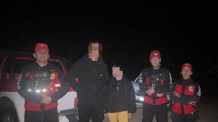 El rescate de dos&nbsp; excursionistas que se desorientaron en las Altas Cumbres de Córdoba.