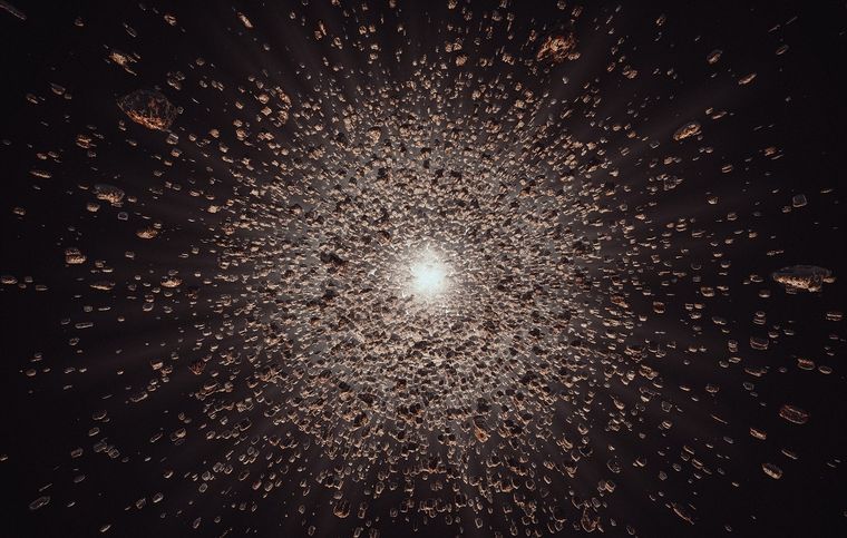 Restos de una explosión estelar. Foto: Shutterstock