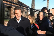 Sergio Massa votó pasadas las 8:30 Foto: Télam Sergio Massa votó pasadas las 8:30 Foto: Télam