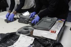 Agentes de la Dirección General de Aduanas-AFIP hallaron cocaína en un ómnibus de larga distancia Foto: Dirección General de Aduanas-AFIP