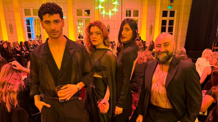 Adrier Nadir, Nazareth Lucero, Valentina Valeri y Luis Fernando García.