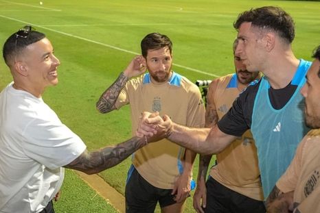 Daddy Yankee y la selección argentina. Daddy Yankee y la selección argentina.