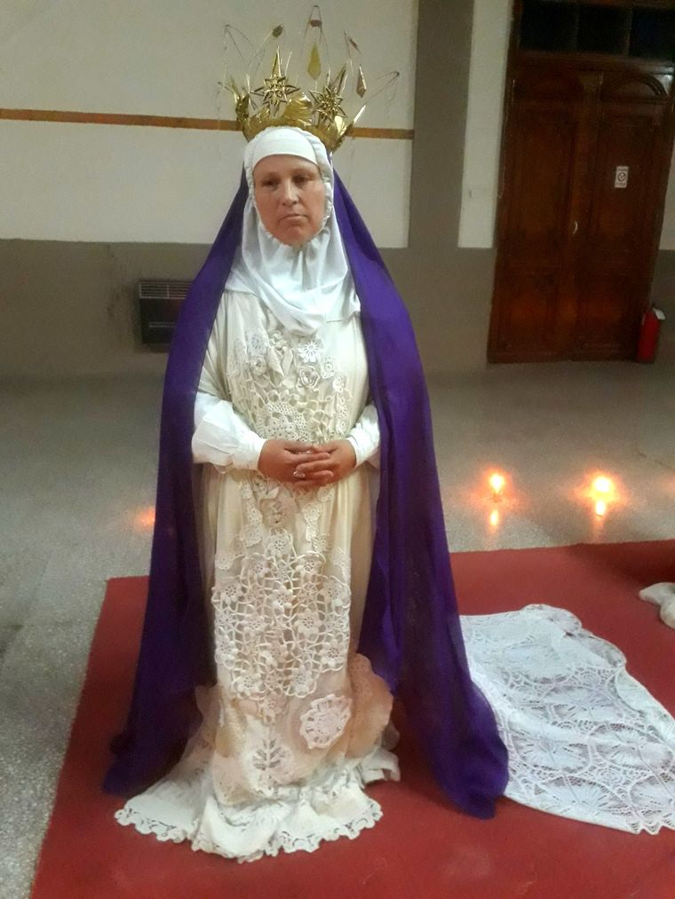 Para vestir santos, Iglesia antigua de Tunuyán, año 2021. Para vestir santos, Iglesia antigua de Tunuyán, año 2021.