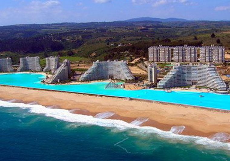 La pileta más grande del mundo. Foto: Infobae