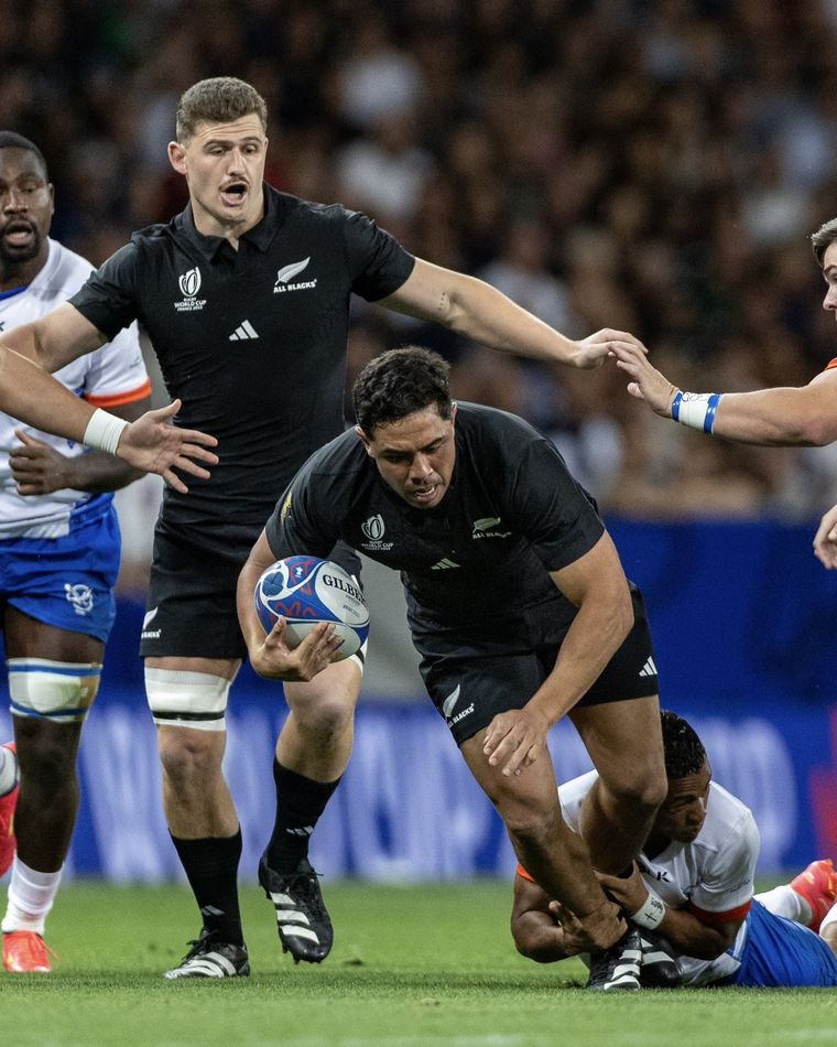 Los All Blacks arrasaron con Namibia y obtuvieron su primera victoria en el Mundial Foto: All Blacks