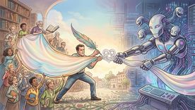 Buena parte del poder de la Inteligencia Artificial está en la construcción de relatos y discursos. La palabra en el centro de la escena.