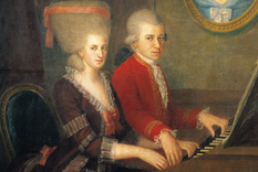 Hubo un tiempo en que los hermanos Mozart fueron inseparables.