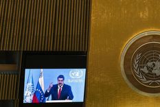 Nicolás Maduro en una alocución ante la Asamblea General de Naciones Unidas Foto: France24