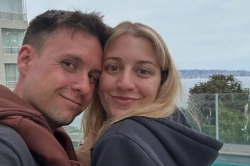 Julián junto a Giuliana.&nbsp;