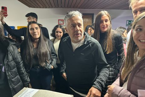 Alfredo Cornejo en las elecciones de la UNCuyo. Alfredo Cornejo en las elecciones de la UNCuyo.