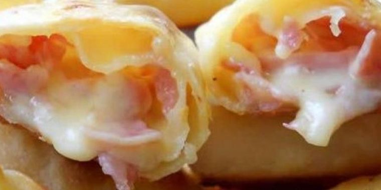 Pañuelitos de jamón y queso Foto: cookpad
