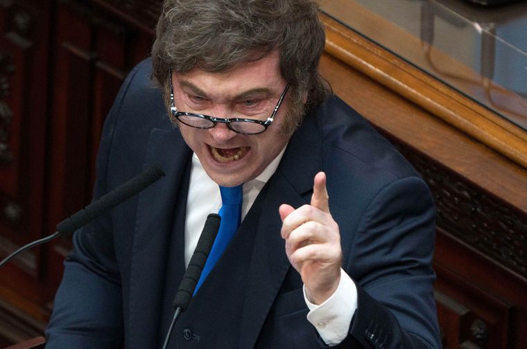 Javier Milei habló en la apertura de sesiones ordinarias 2026.