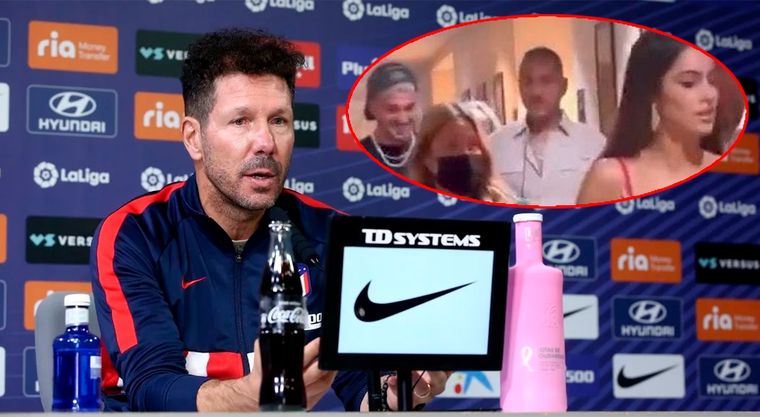 Simeone se refirió al escándalo de De Paul.