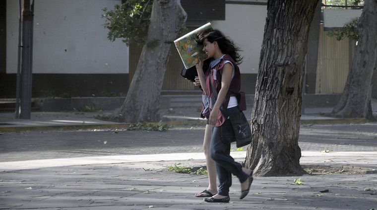 El SMN emitió un alerta por vientos fuertes. Foto: ALF PONCE MERCADO / MDZ