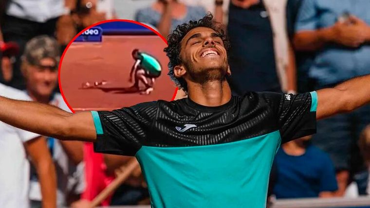 El festejo de Cerúndolo en Bastad dejó una situación insólita.