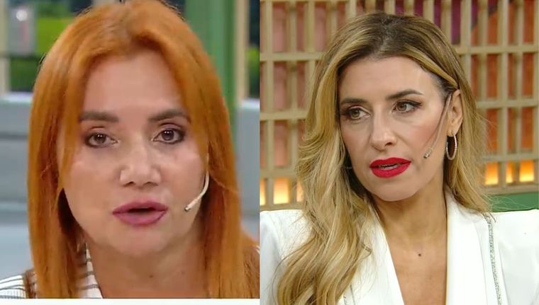 Las comunicadores fueron protagonistas de un tenso momento. Foto: Capturas de pantalla: Telefe.