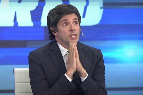 El comunicador fue increpado nuevamente. Foto: Captura TV El comunicador fue increpado nuevamente. Foto: Captura TV