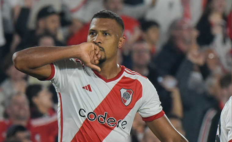 Rondón fue el autor del tanto del triunfo. Foto: Liga Profesional