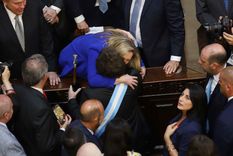 El presidente abrió el período 143° de sesiones ordinarias con un duro discurso. Foto: Noticias Argentinas