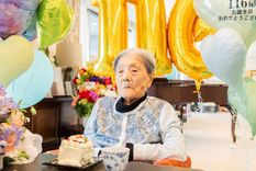 Omiko Itooka, una mujer de 116 años de la ciudad de Ashiya, en el oeste de Japón, fue declarada la persona viva más vieja del mundo por Libro Guinness. Foto: LongeviQuest