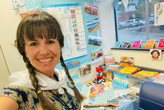 Cecilia Camarero da clases en una escuela pública de Carolina del Norte Foto: Gentileza Cecilia Camarero