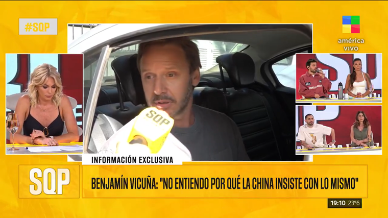 Benjamín Vicuña arremetió contra la China Suárez. Benjamín Vicuña arremetió contra la China Suárez. 