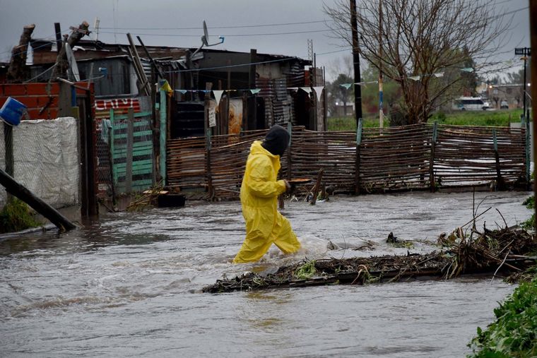 Temporal del jueves en La Plata Foto: Télam